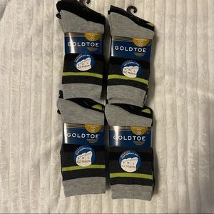 Boys gold toe socks 12 pairs size M